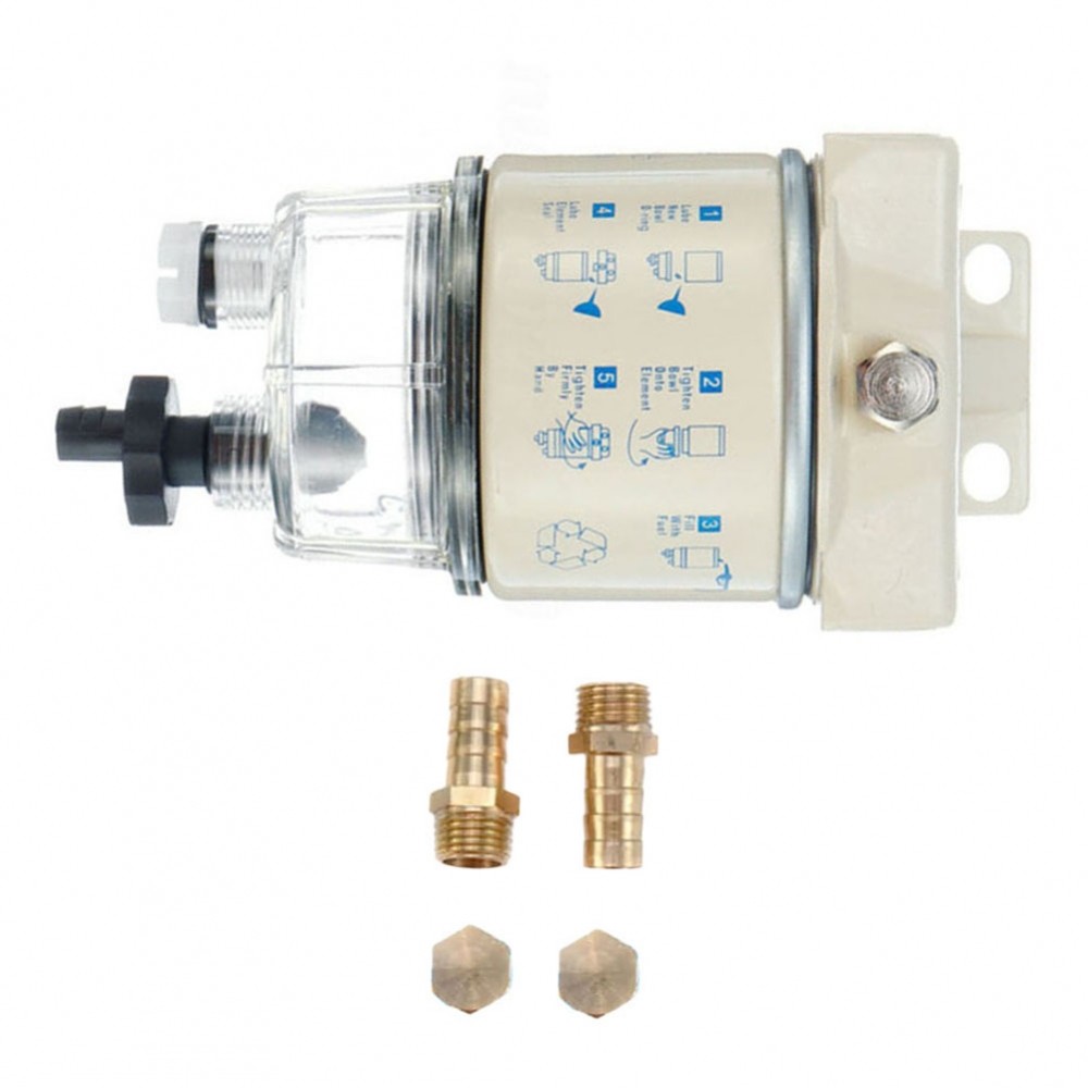 เครื่องกรองน้ํามันเชื้อเพลิงทางทะเล 10 Μm เทคโนโลยี Aquabloc II เกรดกรองสําหรับ Kubota-Z482