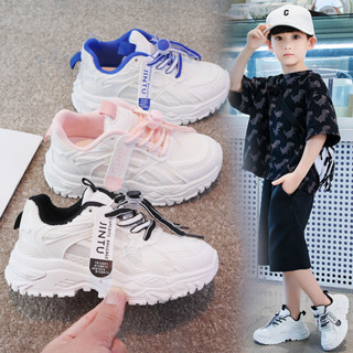 AOOAO ‌‌รองเท้าเด็กกีฬา ชายและหญิง นิ่มระบายอากาศ กันลื่น กั…