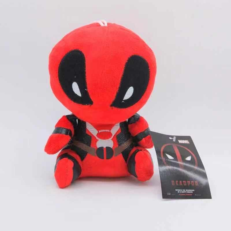 Deadpool Wade Winston Wilson Plush Doll ของเล่นตุ๊กตา X-Men พร้อม Sucker
