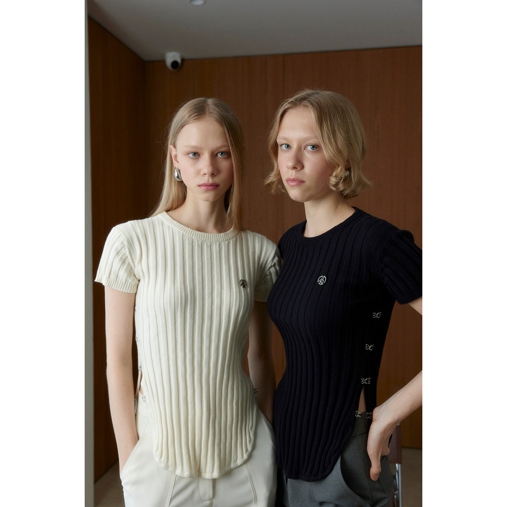 DAILY SQUAD Link Pullover แขนสั้นตะขอข้าง เส้นด้ายคอตต้อนBIO GRADE ไม่ร้อน ใส่ในไทย