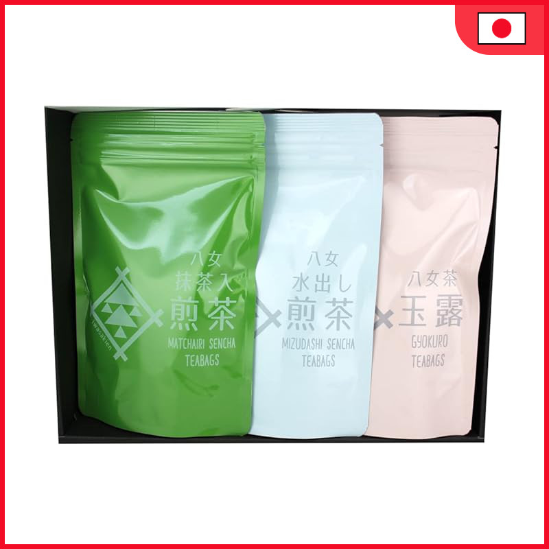 Yame Tea Bag - Matcha Infused Sencha - 100% Yame Green Tea - Iwasaki Tea from Kyushu, Fukuoka - Perf