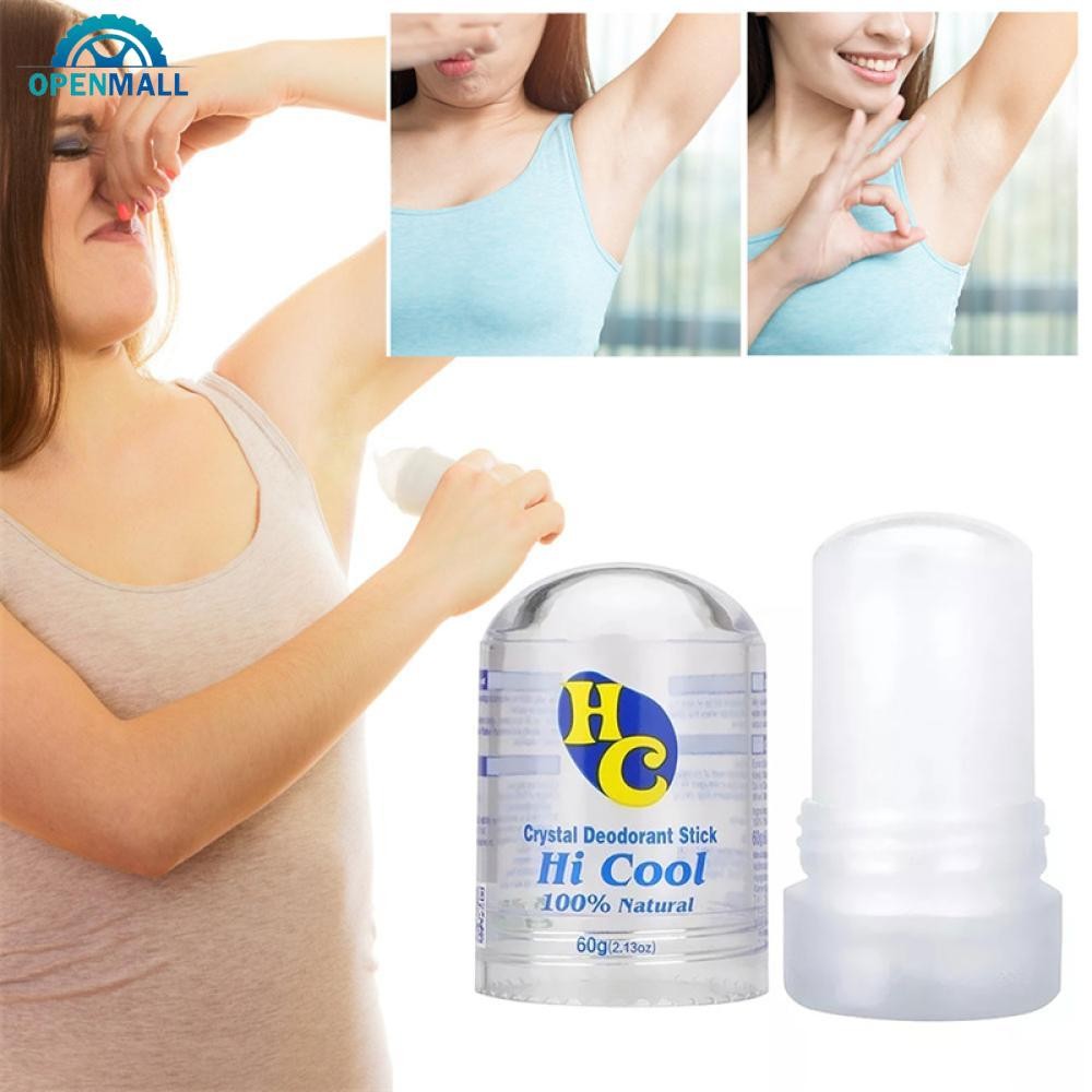 OPENMALL Natural Antiperspirant Deodorants Stick Alum Crystal Deodorant Stick Underarm Body Alum Deo