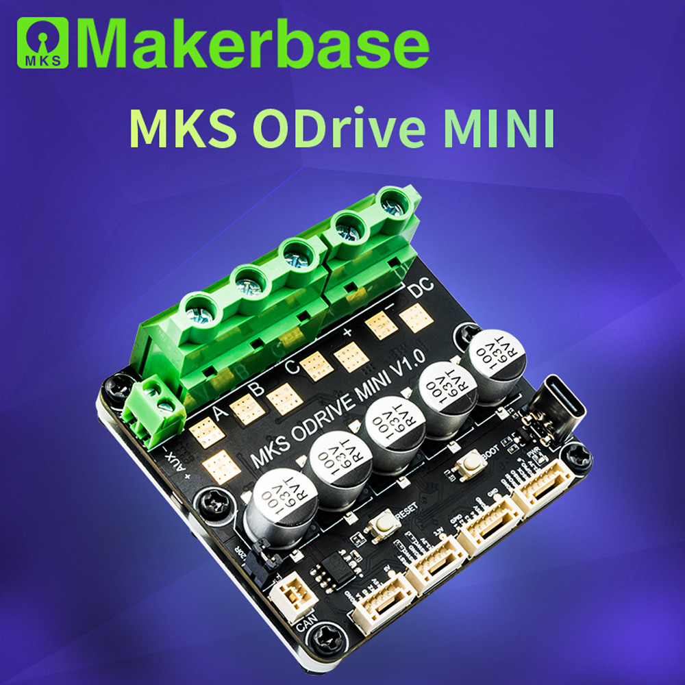 Makerbase ODrive ช่องเดียวปัจจุบันสูงตาม ODrive3.6 แบบบูรณาการ AS5047P Encoder