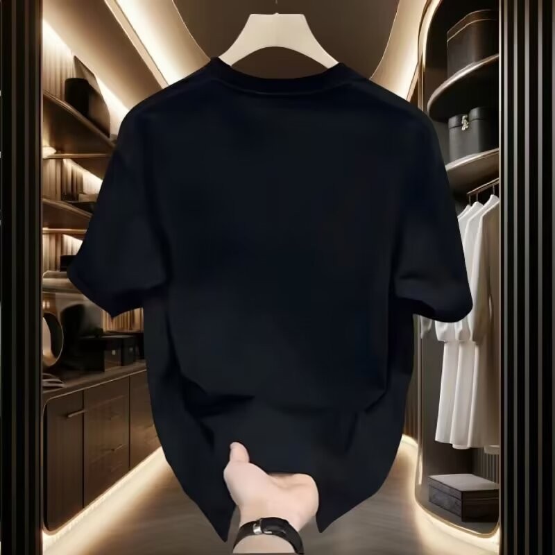 2025 เสื้อยืดผู้ชาย ใหม่20252024Street Wear Summer Top สไตล์ใหม่สไตล์ฮิปฮอปรอบคอใหม่แขนสั้นเสื้อ Bot