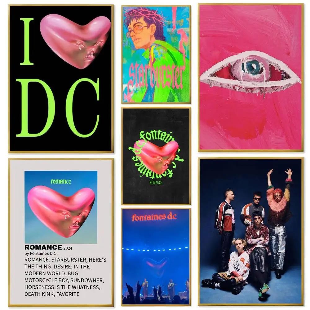 โปสเตอร์ Fontaines D.C - ตกแต่งผนังกันน้ำ HD เหมาะสำหรับห้องนั่งเล่น ห้องนอน และบาร์