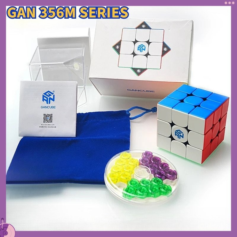 GAN 356M 3x3x3 Magnetic Cube GES + ปรับแต่งได้ของแท้ Magnetic Cube ที่ถอดออกได้ Cube RS3M 2025