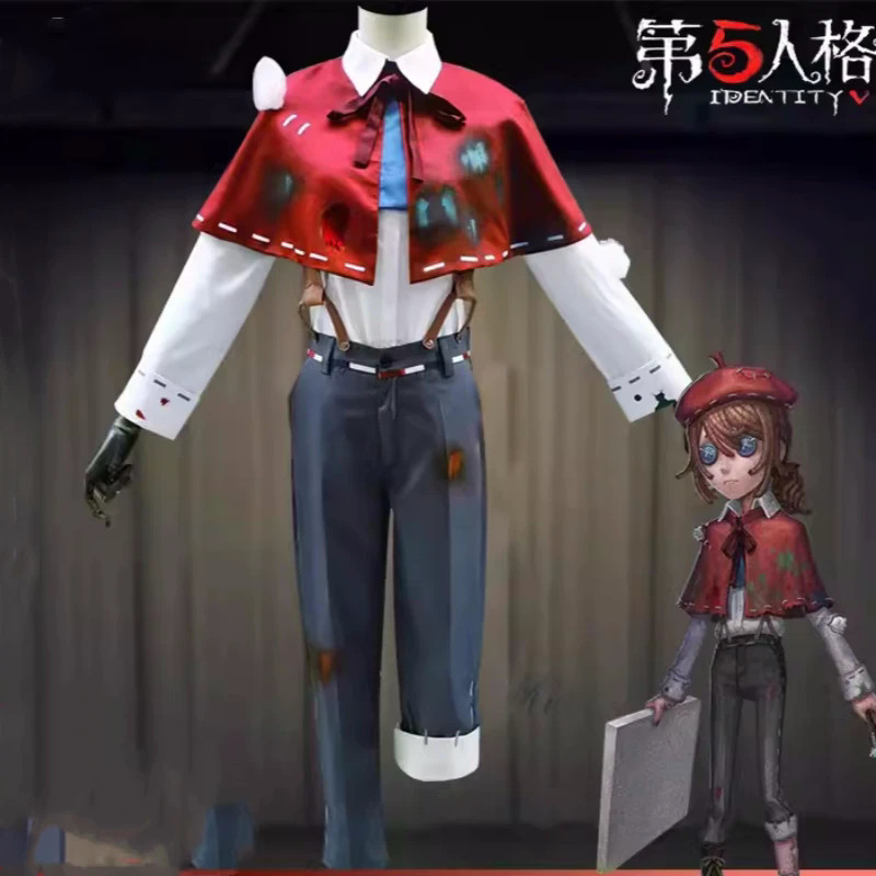 Edgar Valden คอสเพลย์สไตล์อนิเมะจากเกม Identity V สำหรับผู้หญิง เหมาะสำหรับปาร์ตี้วันฮาโลวีน