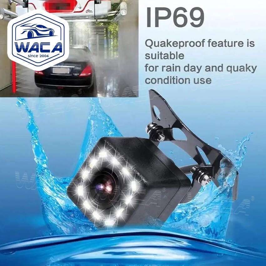 ส่งด่วน WACA กล้องมองหลัง ติดรถยนต์ LED 4/12 ดวง   Night Vision กล้องถอยหลัง กล้องมองหลังติดรถยนต์ ถอยหลังกล้อง 1ชิ้น ราคา ถูกที่สุด ดีลบีเคเค แกลเลอรีภาพที่ 7