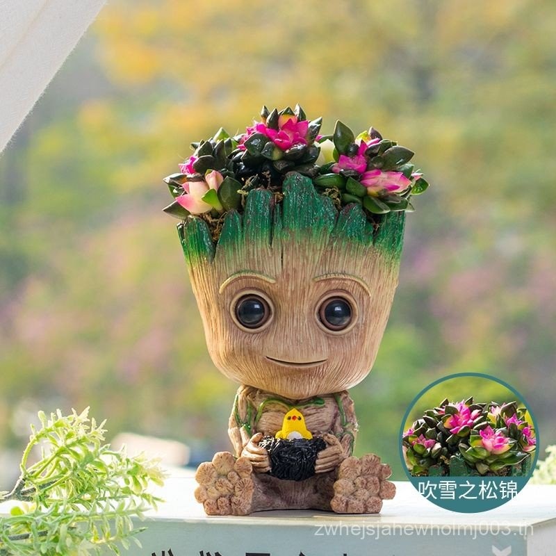 More Cactus Groot Cactus Office Desktop Jewelry Good Raising Green Plant Gifts