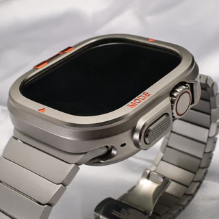 กรณีโลหะสําหรับ iWatch Ultra 3/2/1 49 มม.กรณีป้องกันกรอบอลูมิเนียมกันชนสําหรับ IWatch Series 11 10 46 มม.อุปกรณ์เสริมหรูหรา