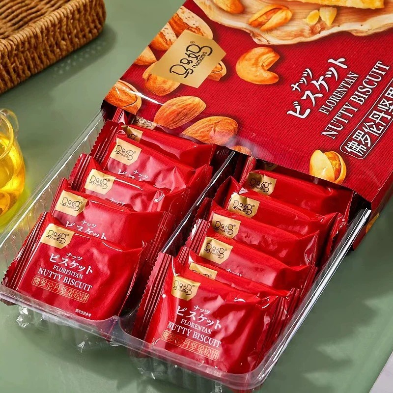 Mama g Florentan ฝอยมะพร้าวถั่วมัฟฟิน Bagged ขนมขบเคี้ยว Casual Toughness บิสกิตขนม ifoi923