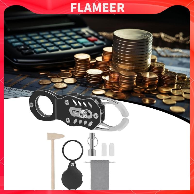 [Flameer] Coin Ping Test ใช้งานง่ายโลหะทองและเงินเหรียญ Ping อะไหล่ทดสอบ