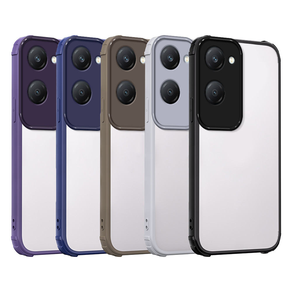 เคส Vivo y18 Y18t Y03 Y03T V2350 V2333 V2345 Y18i y28s y18e iQOO z9 lite High-end โปร่งใสสี่มุม air 