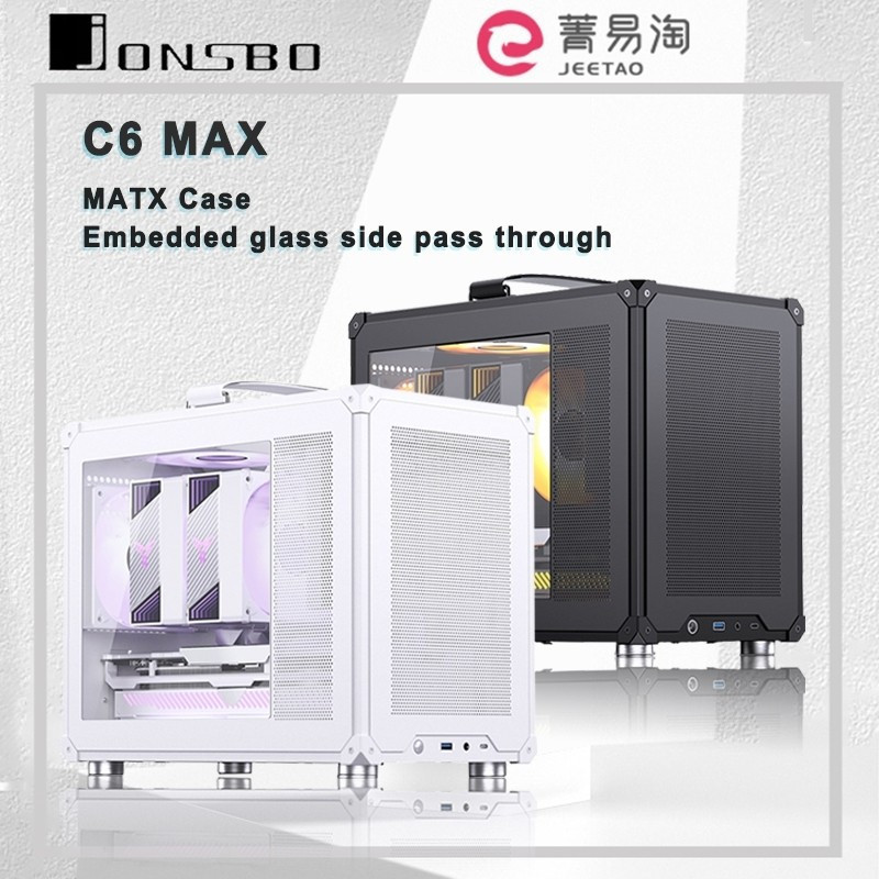 Jonsbo C6 MAX ITX/MATX สําหรับ PC ITX แบบพกพา ni เดสก์ท็อปตาข่ายแชสซีคอมพิวเตอร์ TypeC กรณี C6 จับเก