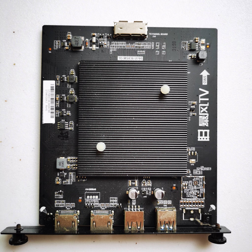 Storm 55X4ECH0 เมนบอร์ดทีวี LCD TD.MS838.U705 หน้าจอ ST5461D04-2