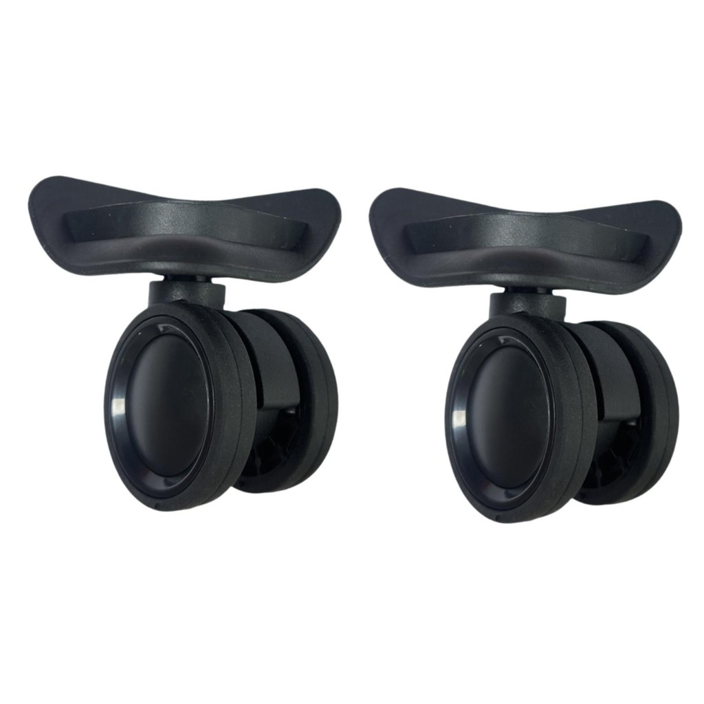 [arutoxalc] ล้อกระเป๋าเดินทาง 2 ชิ้นเปลี่ยน เงียบ ทนทาน รถเข็นกรณีอุปกรณ์เสริมสีดํา - รูปที่ 6