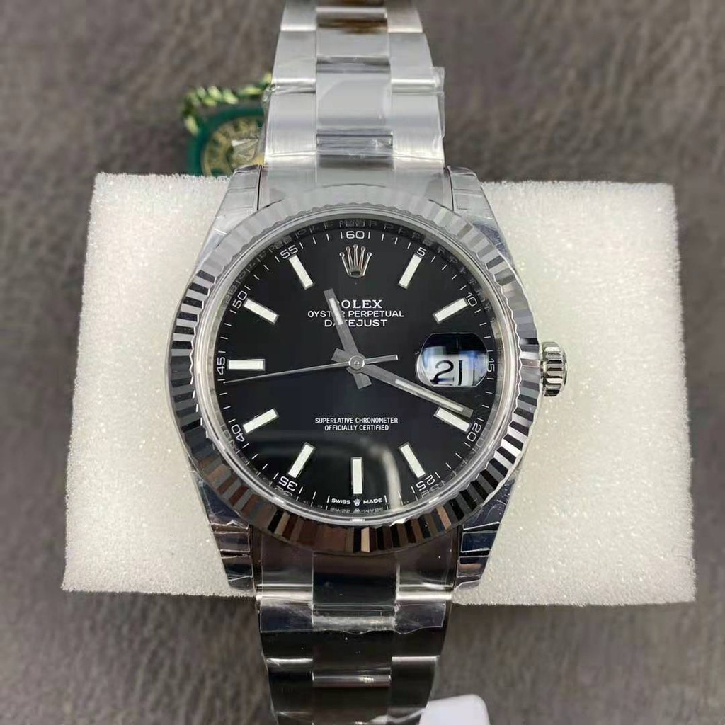 Rolex_datejust 41 126334 VSF SS 904L หน้าปัดสีดํา Swiss 3235