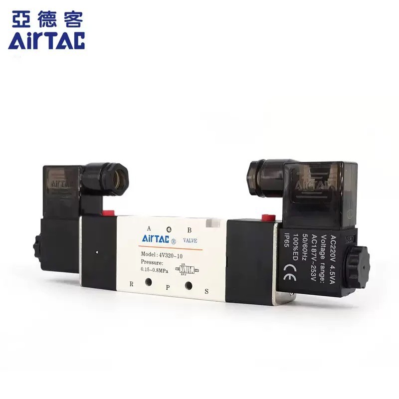 ยี่ห้อใหม่ Original AirTac/AirTac Solenoid วาล์ว 4V320-10 4V320-08