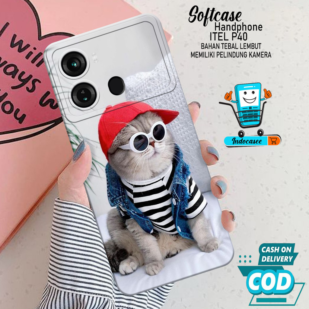 HP ITEL P40 2023 Softcase Phone Case ITEL P40 2023 เคสโทรศัพท์ซิลิโคน ITEL P40 2023 Case ITEL P40 20