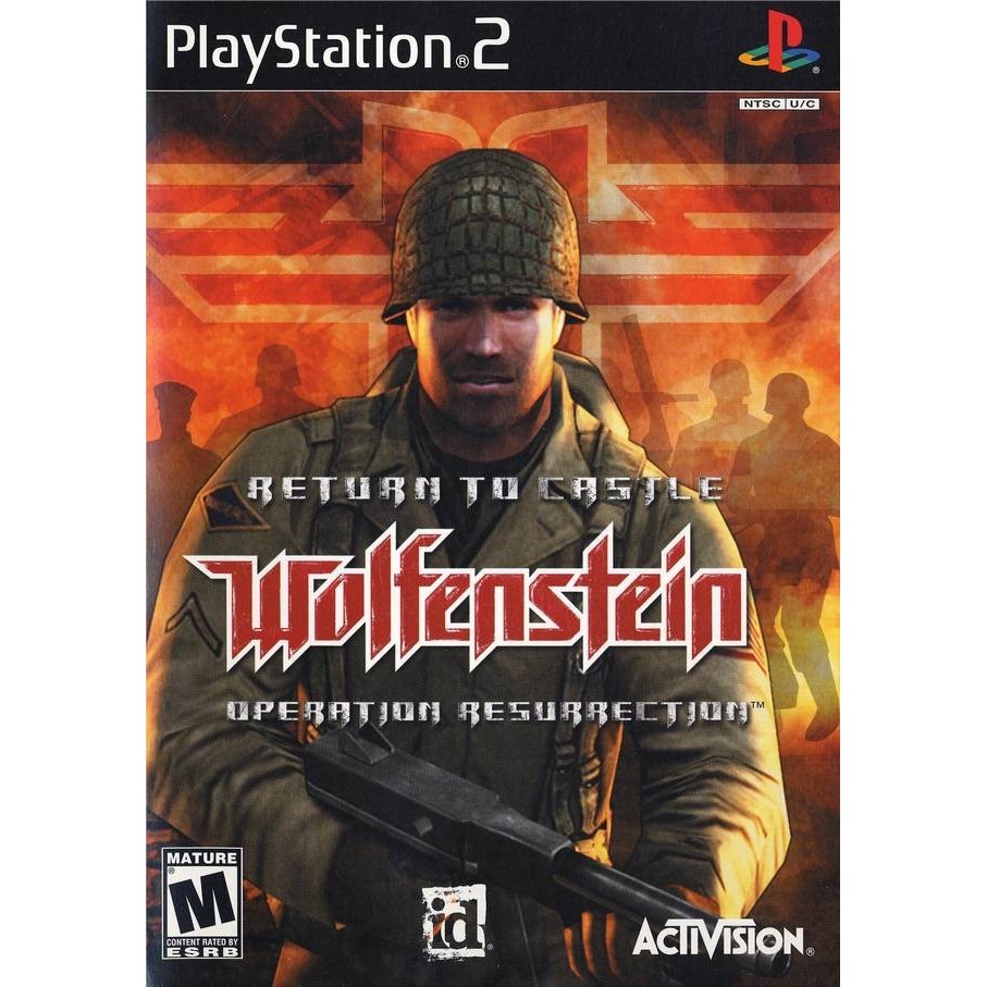 P PS2 Game CD-Return to Wolfenstein Operation Resurrection English
