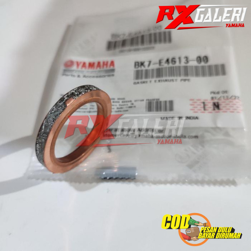 Packing paking ไฟเบอร์ asbes BK7-E4613-00 ท่อไอเสีย nmax n max aerox 155 เก่า R15 และ lexi ใหม่เดิม
