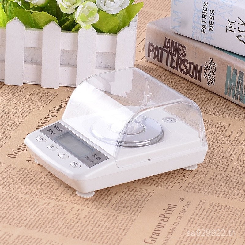 เครื่องชั่งกะรัตแบบพกพา เครื่องชั่งทอง FC50 เครื่องชั่งเครื่องประดับความแม่นยําสูง 50g0.001g เครื่อง