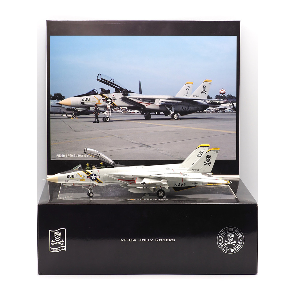 CALIBRE WINGS F-14A F14 Tomcat Fighter VF-84 Pirate Flag Squadron สําเร็จรูปรุ่น