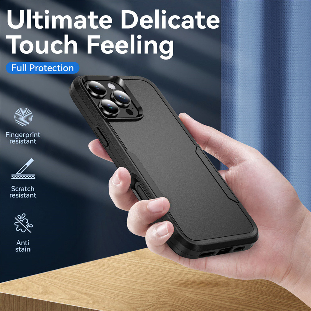 สองชั้นเกราะป้องกันเคสโทรศัพท์เข้ากันได้สําหรับIphone16 15 14 Pro Max 17 16 15 14 Plus Anti-Knockโทร