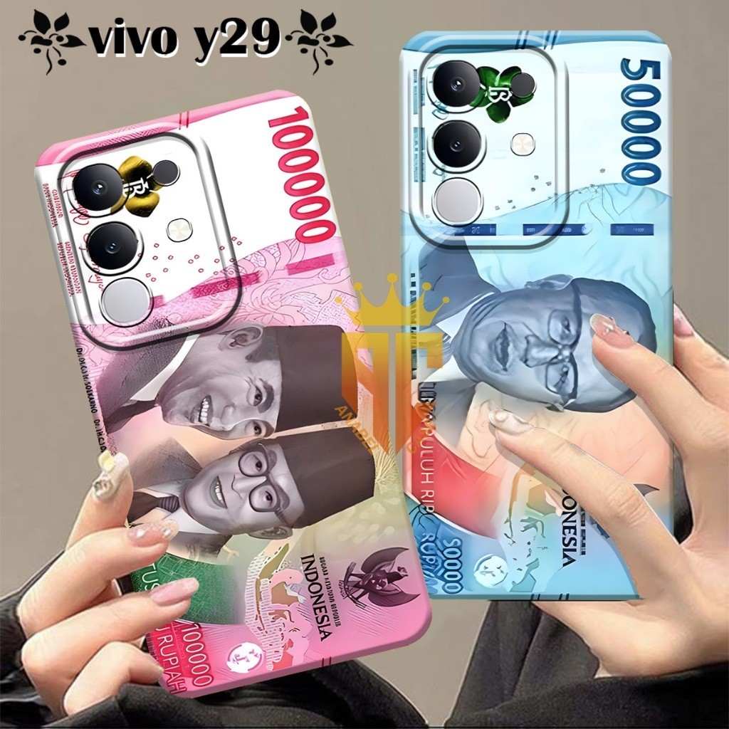 Softcase VIVO Y29 4G 2025 VIVO Y19S 2025 Fashion Case Unique Money Wallpaper Motif - เคส Unique Case