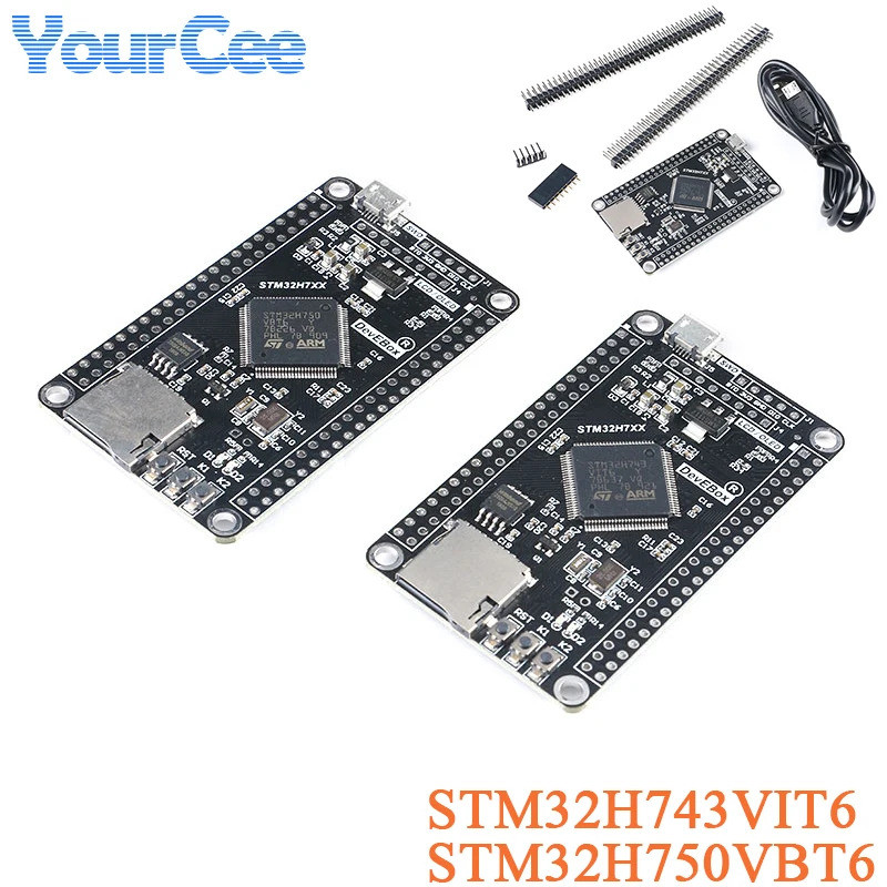 STM32H750VBT6 STM32H743VIT6 STM32 STM32H STM32H7 Core ระบบ Development Board โมดูล M7 TFT SPI อินเทอ