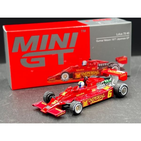MINIGT Lotus 78 #6  Gunnar Nilsson 1977 Japanese GP