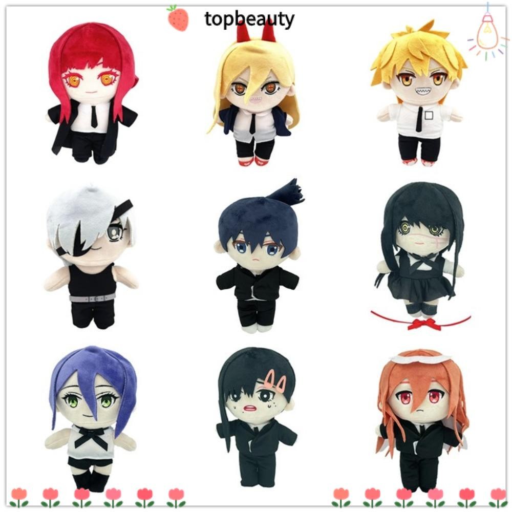 TOPBEAUTY Chainsaw Man, Higashiyama Kobeni Pochita Plush Doll, Makima Devil Angel ตุ๊กตาของเล่น
