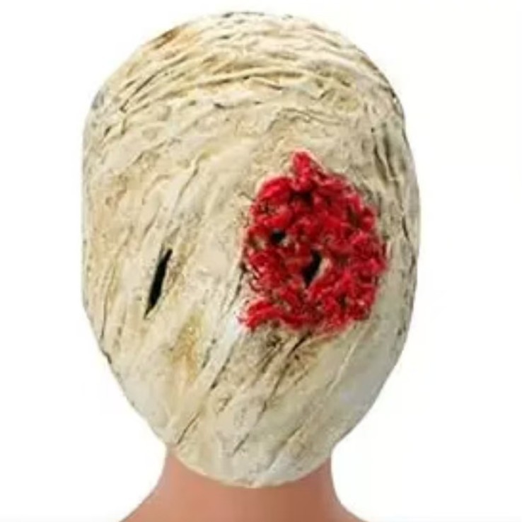 อุปกรณ์ประกอบฉากจาก Silent Hill: พยาบาลเรซิ่นแผ่นเพลงและหน้ากากProm Party