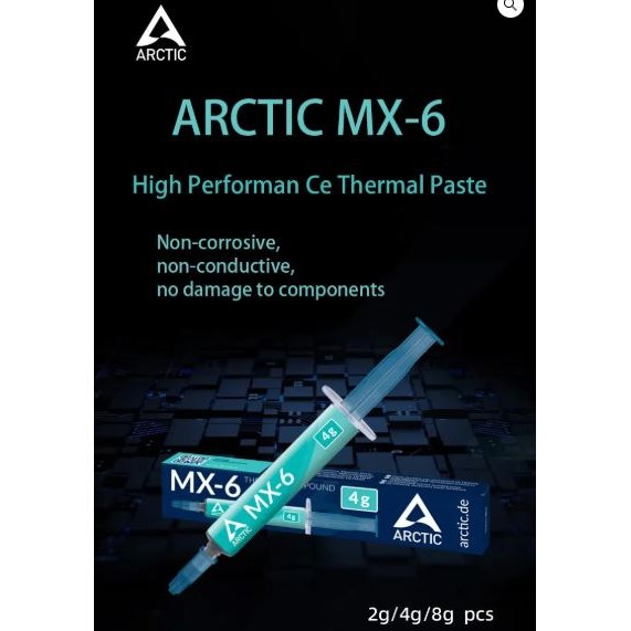 BSS ARCTIC MX-6 สารประกอบความร้อน (4G)