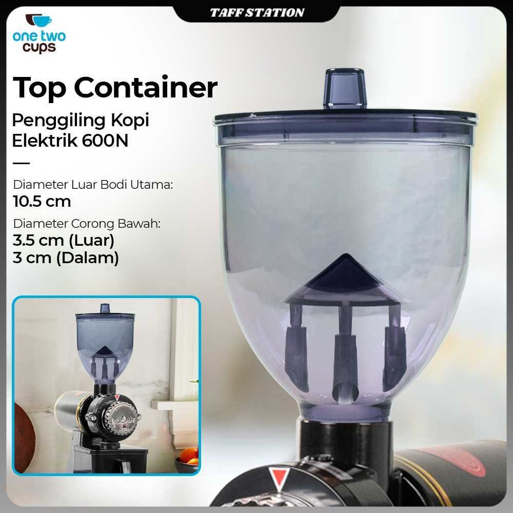 หนึ่งสองถ้วยอะไหล่ด้านบนภาชนะเครื่องบดกาแฟไฟฟ้า-600N