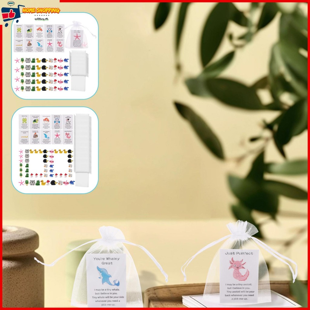 พนักงานนําเสนอการ์ดโน้ตสัตว์ผสมจํานวนมากและสร้างแรงบันดาลใจจํานวนมากสําหรับสํานักงานครู SHOPTKC4107