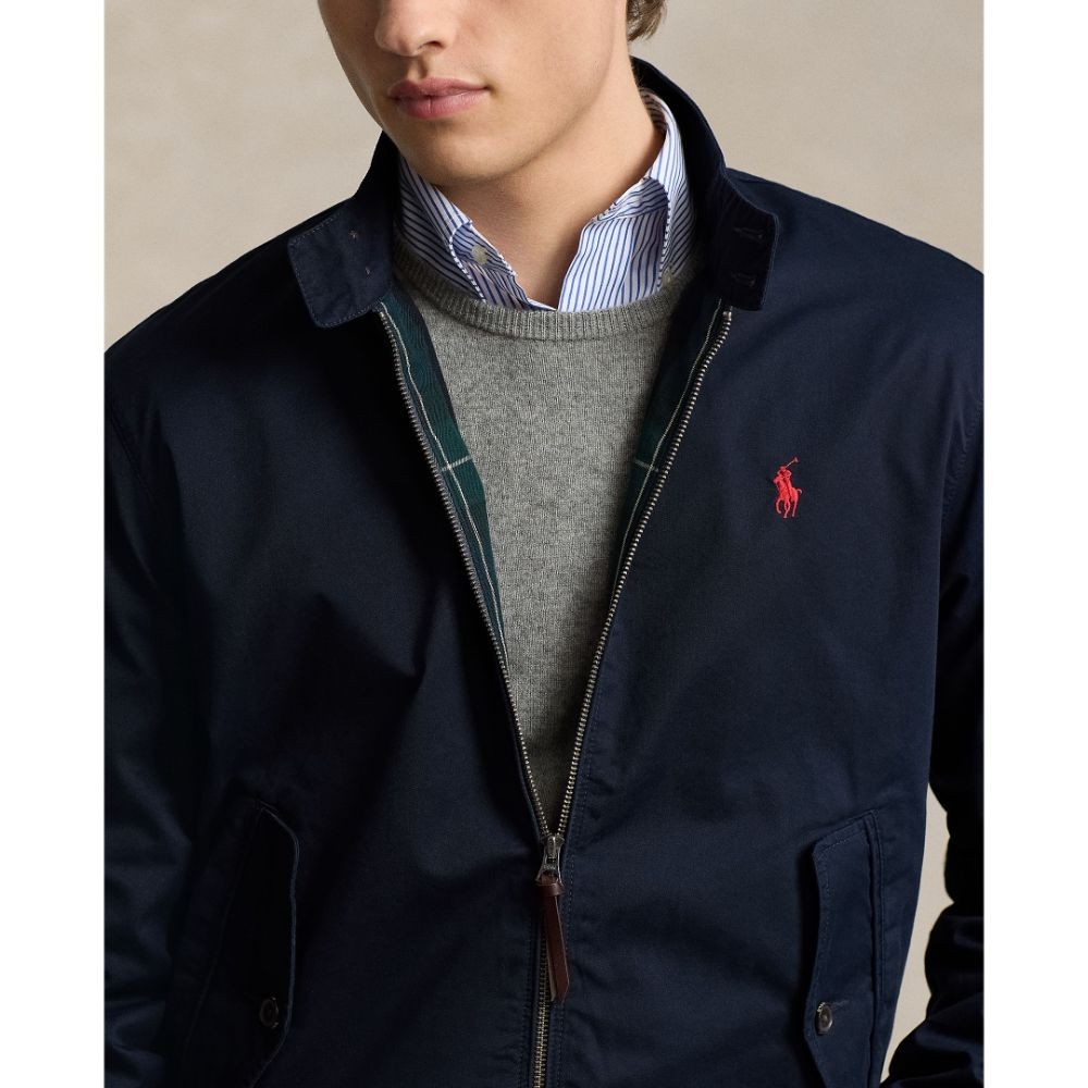 Polo Ralph Lauren เสื้อแจ็คเก็ตผู้ชาย Twill Jacket รุ่น MNPOOTW16021299 สีกรมท่า — صورة 4