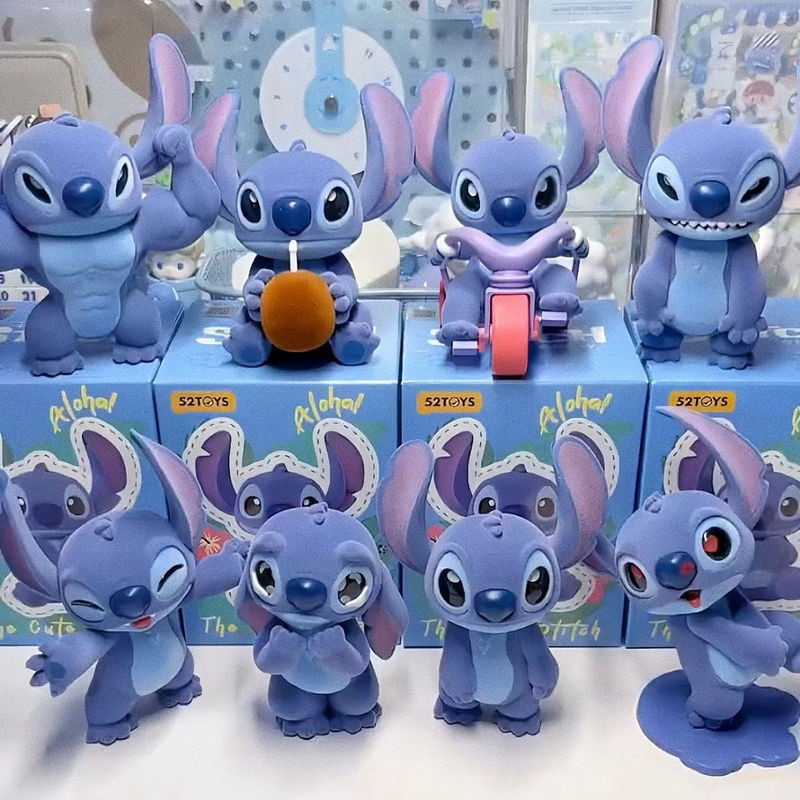 ของแท้ 52TOYS Stitch Cute Disney Series Toy Jewelry Peripheral Gifts Stitch Mystery Box