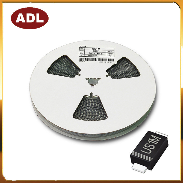 Audrey US1MF Quick Recovery Diode 1A 1,000V SMAF ยี่ห้อใหม่ UF4007 คลังสินค้าพร้อม