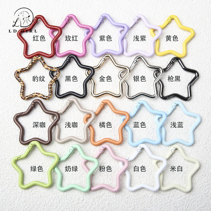 แอ็กซ์สีคั่ว ความรักขนาดใหญ่ หัวเข็มขัดพวงกุญแจ ขดลวด เครื่องประดับ DIY อุปกรณ์เสริม กระเป๋า จี้