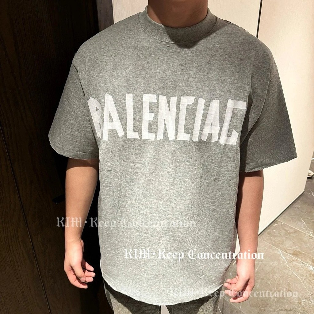 BCA/Paris SS24 เสื้อยืดสำหรับผู้ชายและผู้หญิง การออกแบบใหม่ในฤดูใบไม้ผลิ พร้อมลายกราฟฟิตี้และลายฉีดน