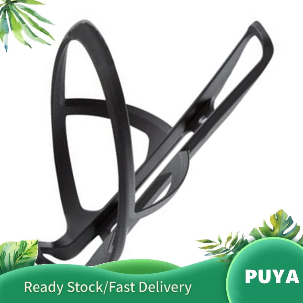 Puya Puya Bike Water Bottle Water Water Water Carbon Fiber Nylon Bicycle Cage น้ำหนักเบาพร้อมสกรูสำหรับภูเขาถนน