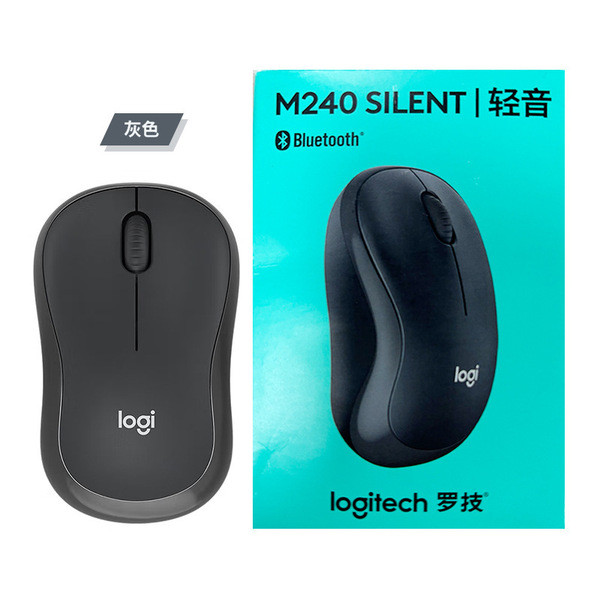 เมาส์ Bluetooth Logitech M240 SILENT 910 007078 Bluetooth Silent Grey รับประกัน 1 ปีtybb44.th2025100