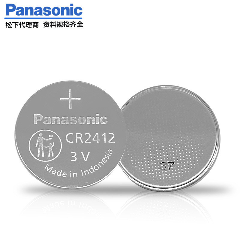 Panasonic Panasonic CR-2412/BN อุตสาหกรรมสวมใส่ปุ่ม 3V กุญแจรถรีโมทคอนโทรล 10.4