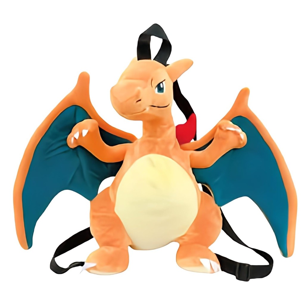 Pocket Monster Plush Backpack Lizardon Kids Backpack Bag