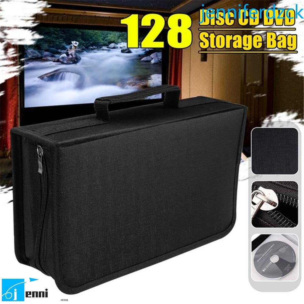JENNIFE กระเป๋าเก็บของแบบพกพาทนทานรวบรวมอัลบั้มอุปกรณ์เสริมเกม CD DVD VCD Holder