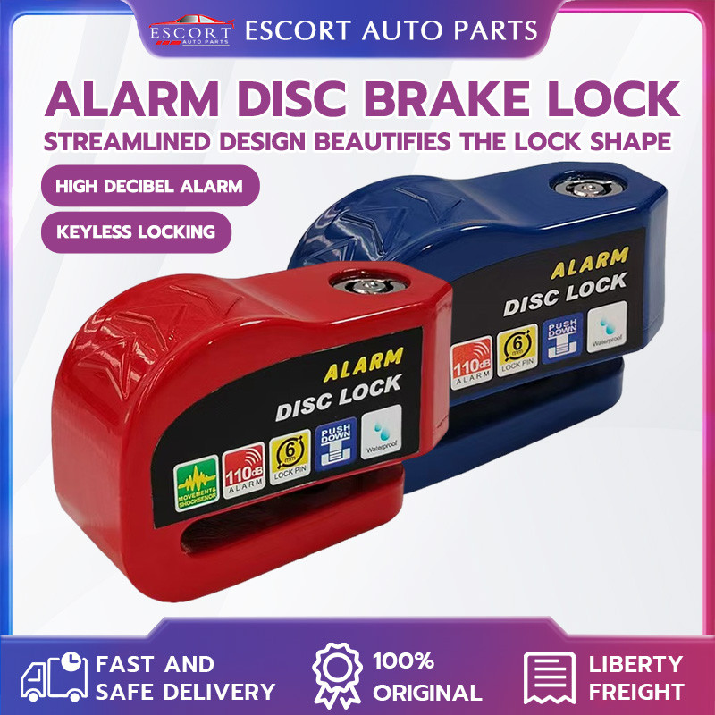A18 ALARM DISC LOCK SCOOTER SUPERBIKE SECURITY ANTI THEFT SAFETY LOCK