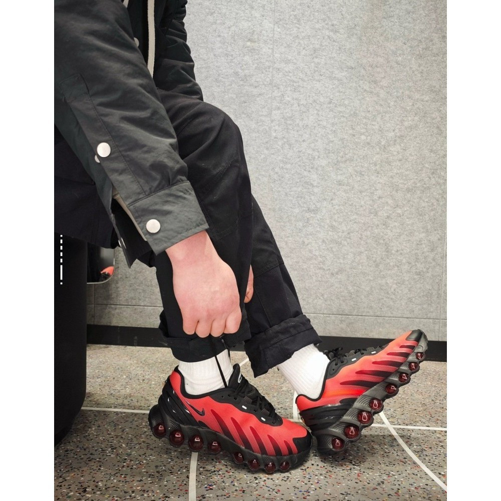 Air Max Dn8 Black Bright Crimson FQ7860-008 - Men Sizes 7-13 - CDUZ ใหม่ล่าสุด