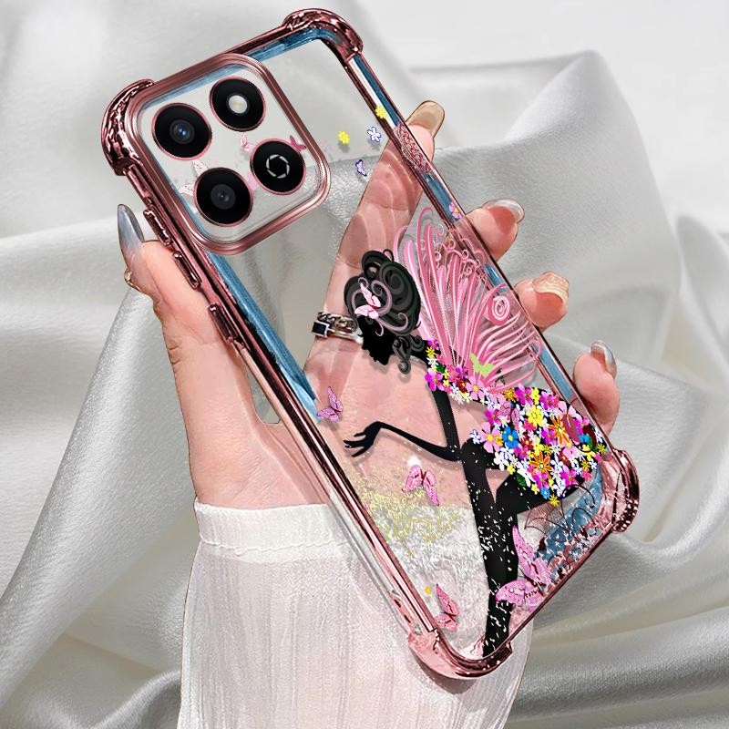 สําหรับ Xaiomi 15T กรณีสีชมพูชุบการ์ตูนซิลิโคน TPU anti drop โทรศัพท์มือถือกรณี Xiaomi 15T Pro 15 T 