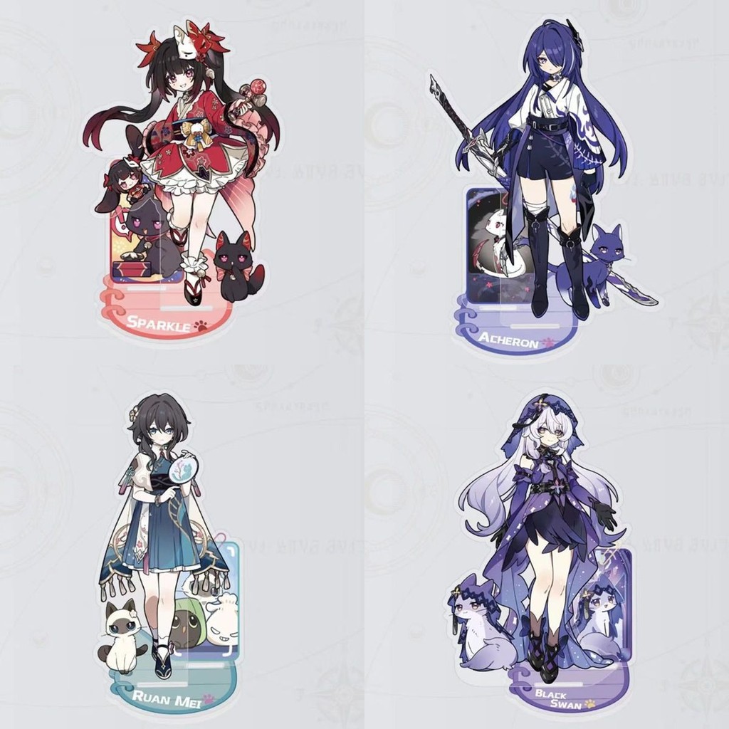 Honkai: Star Rail/Black Swan/Ruan Mei/Sparkle/Acheron/Mine Coriang Black Red Red Red Red Red Red Red